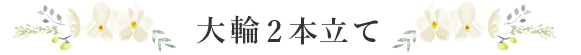 大輪2本立て