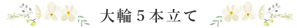 大輪5本立て